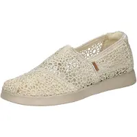 Toms Textil Slipper mit praktischem Wechselfußbett, atmungsaktiv und flexibler Laufsohle