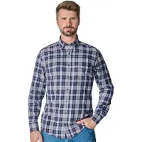 Casa Moda Langarmhemd "Freizeithemd kariert"