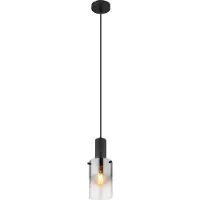 Globo Einzelne Pendellampe Florentina Schwarzes Design