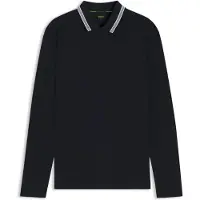 HUGO BOSS Plisy 10266738 Green Langarm-polo