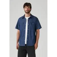Levi's Ss Relaxed Fit Western Olsen Dark Wash Größe: XL | Casual hemden Outlet | Herren