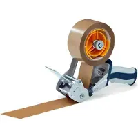 Transpak Handabroller Premium f.50mm Rollenbreite L.66/132/180m grau blau für Bandbreite 50 mm