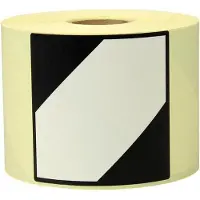 Transpak Etiketten Masse 100x100mm Papier weiss Aufdruck LQ
