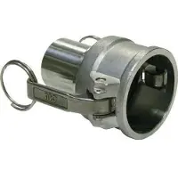 Teguma Hebelarmk.Kamlok Typ C VA (1.4408) 47,80mm 1 1/2 Zoll Schl.-Gr.38mm