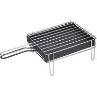 Sauvic Edelstahl Tischgrill Mit Schublade 25x20 Cm