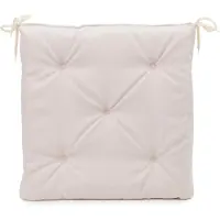 Gozze Sitzauflage "Darco Uni", 1 Stück, Maße: 40 x 40 x 4 cm, mit Füllung, mit Bindebändern