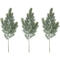 Creativ Green Winterliche Kunstpflanze "Weihnachtsdeko" Zweig, 3 Stück im Set