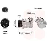 VAN WEZEL Kompressor, Klimaanlage 5901K002