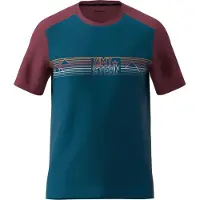 Zimtstern TrailFlowz Kurzarmshirt Herren blau/rot XXL 2022 Fahrradtrikots