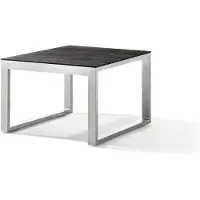 Sieger Loungetisch mit Polytec-Tischplatte 60x60x44 cm