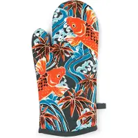 Excelsa Ofenhandschuh Kimono Baumwolle 32X18 Cm Bunt