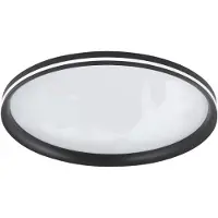 FABAS LUCE Isy - Aluminium LED Deckenleuchte - Integrierte LED 64W IP20 Schwarz