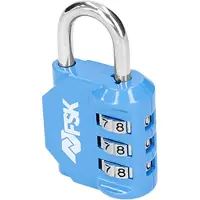 Hilcar Ferrestock Fskcan327bl Zahlenschloss Blau Blau One Size