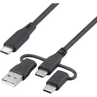 Renkforce USB-Ladekabel USB 2.0 USB-C 0.50 m Schwarz RF-6615906