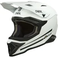 O'Neal 1SRS Solid Matt Weiß Motocross Helm Größe L