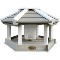 Habau Vogelhaus »Oslo«, BxHxT: 38 x 23 x 38 cm, Holz - grau