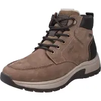 Rieker Herren sportliche Stiefeletten/ Outddorschuhe/ Winterboots Braun Leder Synthetik wasserfest Größe: 41