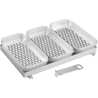 Enders Edelstahl Grillpfanne + Schalen Set