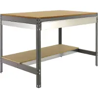 Simonwork (bancos De Trabajo) Simonwork BT0 Box 1500, Tragbare Werkbank, Stahl, Holz, Grau, Holz, 600 kg, 1510 mm, 760 mm