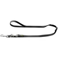 Hunter - Adjustable Leash Convenience - Hundeleine Gr Länge max. 200 cm - Breite 1,5 cm schwarz