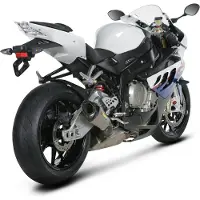 Akrapovic Slip-on Line Auspuffsystem mit EG-BE S/O 4-1 TI - S1000 R 14-16/RR 10-14
