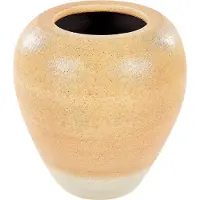Beliani Dekovase Terrakotta orange / beige 34 cm SKIONE