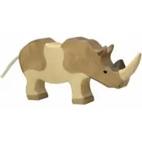 Holztiger Nashorn aus Holz