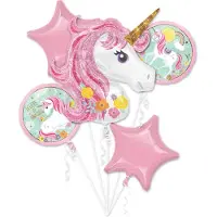Amscan Ballonstrauss Einhorn Geburtstag