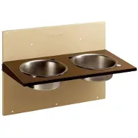 Ferplast Inox Wall Ricka Doppel-futterstation