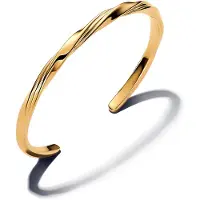 Pandora 563869C00-2 Damen-Armreif Gedreht Goldfarben