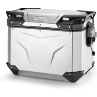 Givi Trekker Outback Evo Smart Anodised 37l Monokey Cam-side Obkev48aal Seitenkoffer