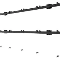 B-Tech System Xpress - Befestigungskit (Wandmontage) - für 4x4 dvLED Videowand - verriegelbar - Schwarz - Bildschirmgröße: 68.6 cm (27")