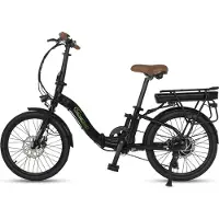 Sachsenrad E-Folding Bike F2 Farmers Folding, 20" Elektrofahrrad E-Bike E-Klapprad,Faltbares E-Citybike mit 36V/13Ah Abnehmbar Akku
