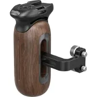 SmallRig 5237 Seitengriff aus Holz mit 1/4"-20 Schrauben