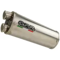 Gpr Exclusive Dual Inox Bmw F 800 Gs 08-15 Homologierter Slip On Schalldämpfer