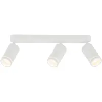 Licht-Erlebnisse Deckenstrahler Metall GU10 verstellbar Weiß 3-flammig länglich Modern Spot Lampe Decke