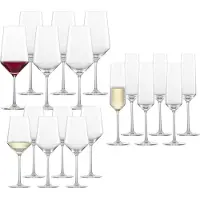 Zwiesel Glas Weinglas "Wein- und Sektgläserset Pure 18er Set transparent" Spülmaschinengeeignet