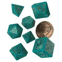 Q-workshop The Witcher Würfelset Triss Die Schöne Heilerin Brettspiel 7 Einheiten