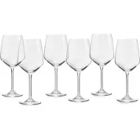 Echtwerk Rotwein-Gläser 6er Set, 627 ml - Zeitlose Weingläser, Weinkelche, Robuste Gläser, spülmaschinenfest
