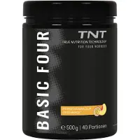 TNT Basic Four (500g, Pfirsich-Maracuja) - Trainingsbooster mit Tyrosin, Beta-Alanin, Creatine und Koffein