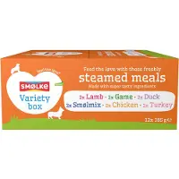 Smolke Smølke Tasty Variety Box Kombipackung Frisch gedämpftes Nassfutter Hund