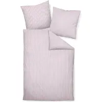 Janine Design Edelflanell Bettwäsche-Garnitur Chinchilla S 78060 Farbe kreiderosé-21 Größe 155x200 + 80x80cm