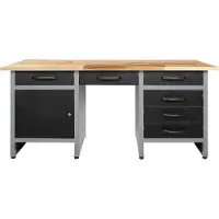 Ondis24 Werkbank "Harry" Set, ca. 160 cm, höhenverstellbar