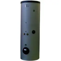 WOLF Warmwasser-Solarspeicher SEM-2-400 mit 2 Glattrohr-Wärmetauschern
