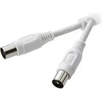 Speaka Professional Professional SP-1301540, 7,5 m, Belling-Lee/IEC, Belling-Lee/IEC, Weiß