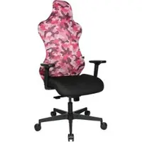 Topstar Gaming-Stuhl Sitness RS Sport SR500TW1BC04, schwarz / pink, Stoff, belastbar bis 110 kg