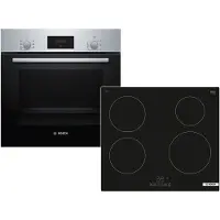 Bosch HBD231BR60 Set Backofen HBF133BR0 + Induktionskochfeld PUE61RBB6E