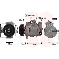 VAN WEZEL Kompressor, Klimaanlage 0600K495