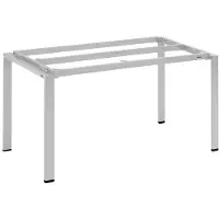 Kettler Float Gartentisch-Gestell 140x70cm Aluminium Hellgrau 0105118-0000