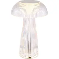 Globo Tischlampe kabellos mit Akku Touch Dimmer Kristall Tischleuchte Dimmbar 28072